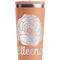 Fall Flowers Peach RTIC Everyday Tumbler - 28 oz. - Close Up