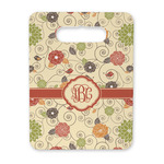 Fall Flowers Rectangular Trivet with Handle (Personalized)