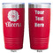Fall Flowers Red Polar Camel Tumbler - 20oz - Double Sided - Approval