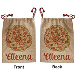 Fall Flowers Santa Sack - Front & Back (Personalized)