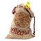 Fall Flowers Santa Bag - Front (stuffed w toys) PARENT