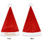 Fall Flowers Santa Hats - Front and Back (Single Print) APPROVAL