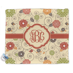 Fall Flowers Security Blanket - Single Sided (Personalized)