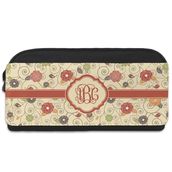 Custom Fall Flowers Shoe Bag (Personalized)