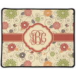 Fall Flowers Large Gaming Mouse Pad - 12.5" x 10" (Personalized)