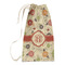 Fall Flowers Small Laundry Bag - Front View