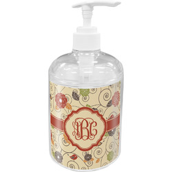 Fall Flowers Acrylic Soap & Lotion Bottle (Personalized)