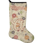 Fall Flowers Holiday Stocking - Neoprene (Personalized)