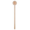 Fall Flowers Wooden 7.5" Stir Stick - Round - Single Stick