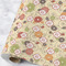 Fall Flowers Wrapping Paper Roll - Matte - Large - Main