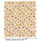 Fall Flowers Wrapping Paper Roll - Matte - Partial Roll