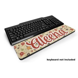 Fall Flowers Keyboard Wrist Rest (Personalized)