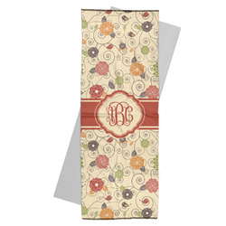 Fall Flowers Yoga Mat Towel (Personalized)