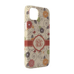 Fall Flowers iPhone Case - Plastic - iPhone 14 (Personalized)
