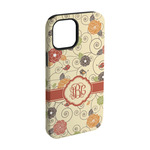 Fall Flowers iPhone Case - Rubber Lined - iPhone 15 Pro (Personalized)