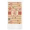 Chevron & Fall Flowers Guest Paper Towels - Full Color (Personalized)