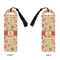 Chevron & Fall Flowers Plastic Bookmarks - Approval