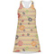 Chevron & Fall Flowers Racerback Dress - Front