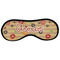 Chevron & Fall Flowers Sleeping Eye Mask - Front Large