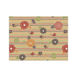 Chevron & Fall Flowers Medium Tissue Papers Sheets - Heavyweight