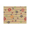 Chevron & Fall Flowers Tissue Paper - Heavyweight - Medium - Front