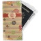 Chevron & Fall Flowers Vinyl Document Wallet - Main