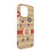 Chevron & Fall Flowers iPhone 13 Pro Case - Angle