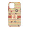 Chevron & Fall Flowers iPhone 13 Tough Case - Back