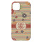 Chevron & Fall Flowers iPhone 14 Pro Max Case - Back