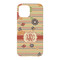 Chevron & Fall Flowers iPhone 15 Pro Case - Back