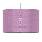 Doctor Avatar 12" Drum Pendant Lamp - Fabric (Personalized)