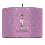 Doctor Avatar 16" Drum Pendant Lamp - Fabric (Personalized)