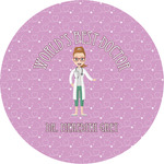 Doctor Avatar Multipurpose Round Labels - 2" (Personalized)