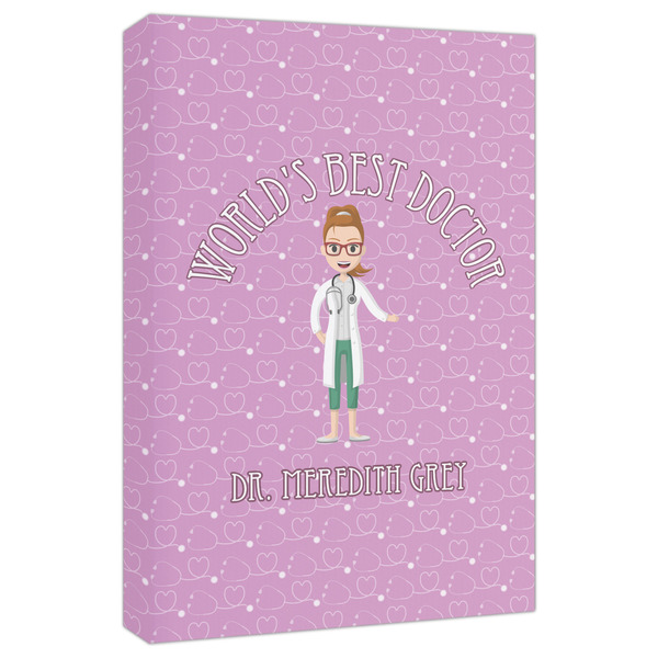 Custom Doctor Avatar Canvas Print - 20x30 (Personalized)