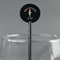 Doctor Avatar Black Plastic 5.5" Stir Stick - Round - Main