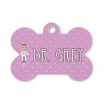 Doctor Avatar Bone Shaped Dog ID Tag - Small (Personalized)