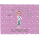 Doctor Avatar Woven Fabric Placemat - Twill w/ Name or Text