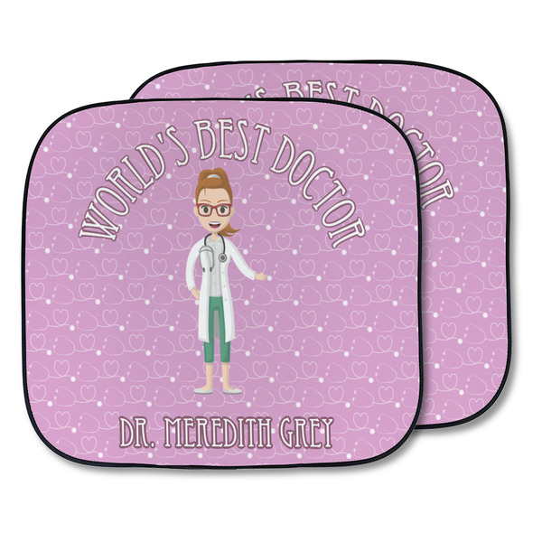 Custom Doctor Avatar Car Sun Shade - Two Piece (Personalized)