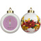 Doctor Avatar Ceramic Christmas Ornament - Poinsettias (APPROVAL)