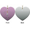 Doctor Avatar Ceramic Flat Ornament - Heart Front & Back (APPROVAL)