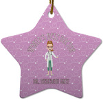 Doctor Avatar Star Ceramic Ornament w/ Name or Text