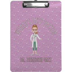 Doctor Avatar Clipboard (Letter Size) (Personalized)
