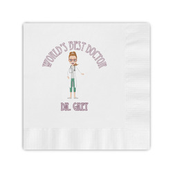 Doctor Avatar Coined Cocktail Napkins (Personalized)