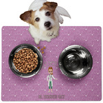 Doctor Avatar Dog Food Mat - Medium w/ Name or Text