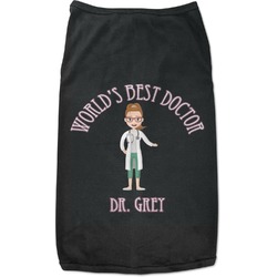 Doctor Avatar Black Pet Shirt - XL (Personalized)