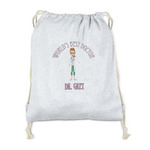 Doctor Avatar Drawstring Backpack - Sweatshirt Fleece - Single Sided (Personalized)