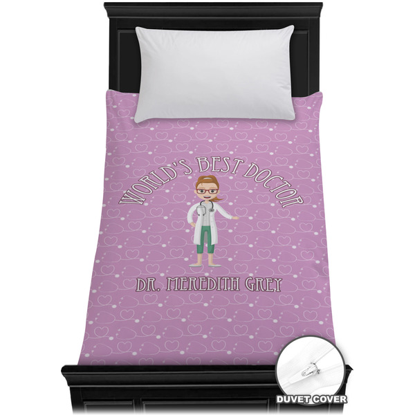 Custom Doctor Avatar Duvet Cover - Twin XL (Personalized)