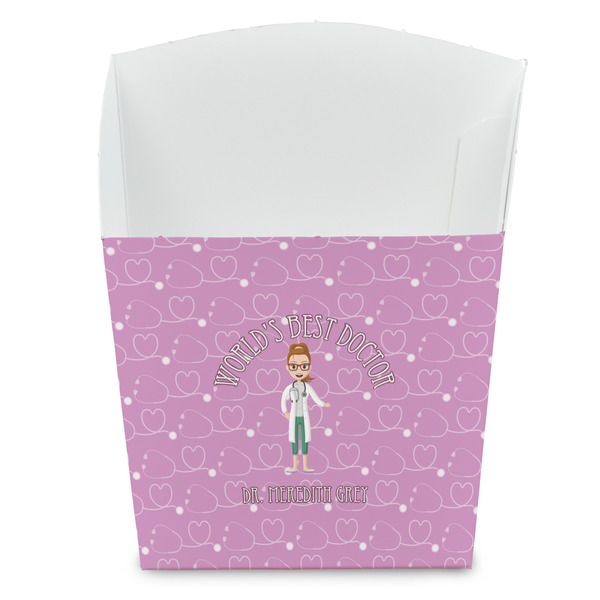 Custom Doctor Avatar French Fry Favor Boxes (Personalized)