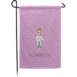 Doctor Avatar Small Garden Flag - Single Sided w/ Name or Text