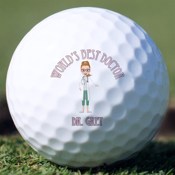 Custom Doctor Avatar Golf Balls - Titleist Pro V1 - Set of 3 (Personalized)